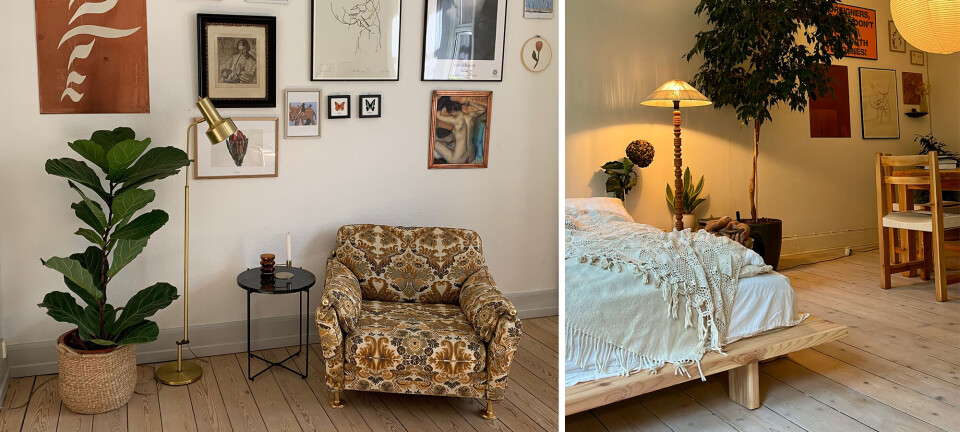 Emilie får mange komplimenter for én bestemt stol – og hun har selv sat den i stand