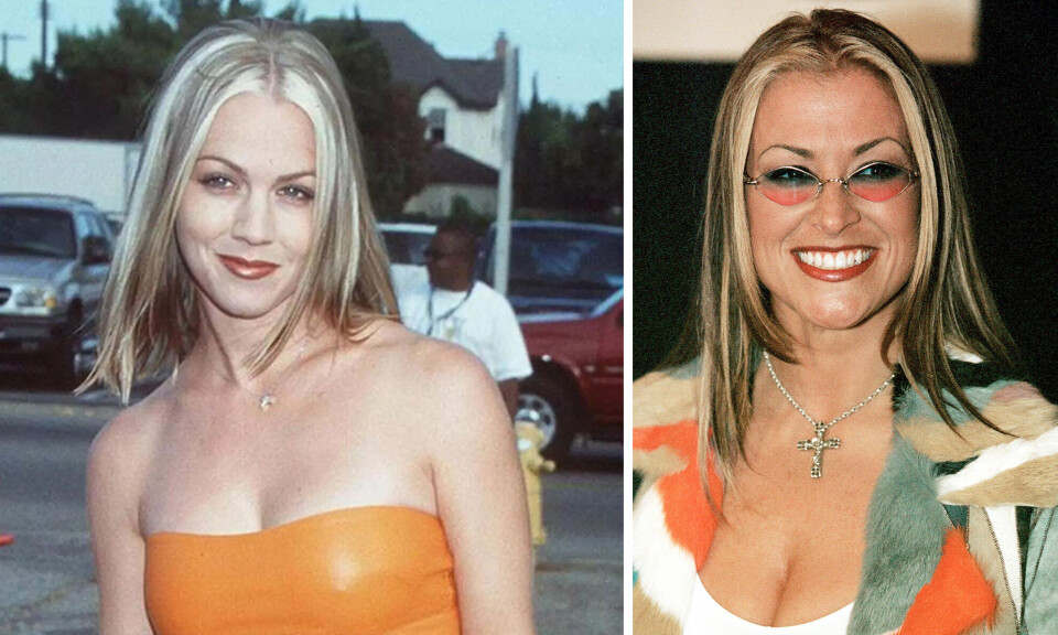 Jennifer Garth (tv.) og Anastacia dyrkede begge to de brede highlights op gennem 2000'erne.
