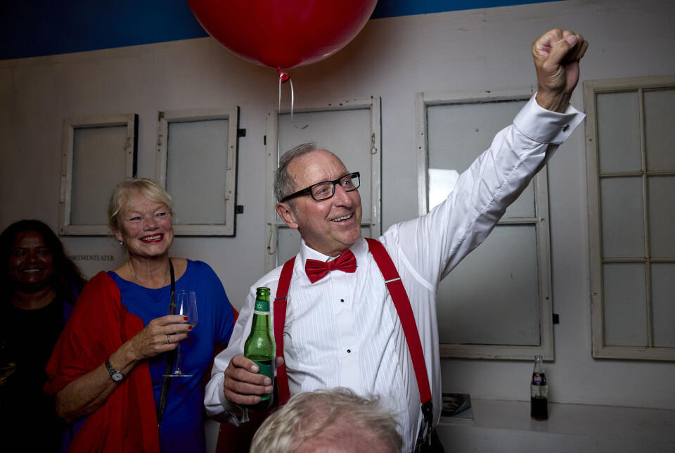 Finn, 72, fejrede sin veloverståede premiere med en økologisk Royal.