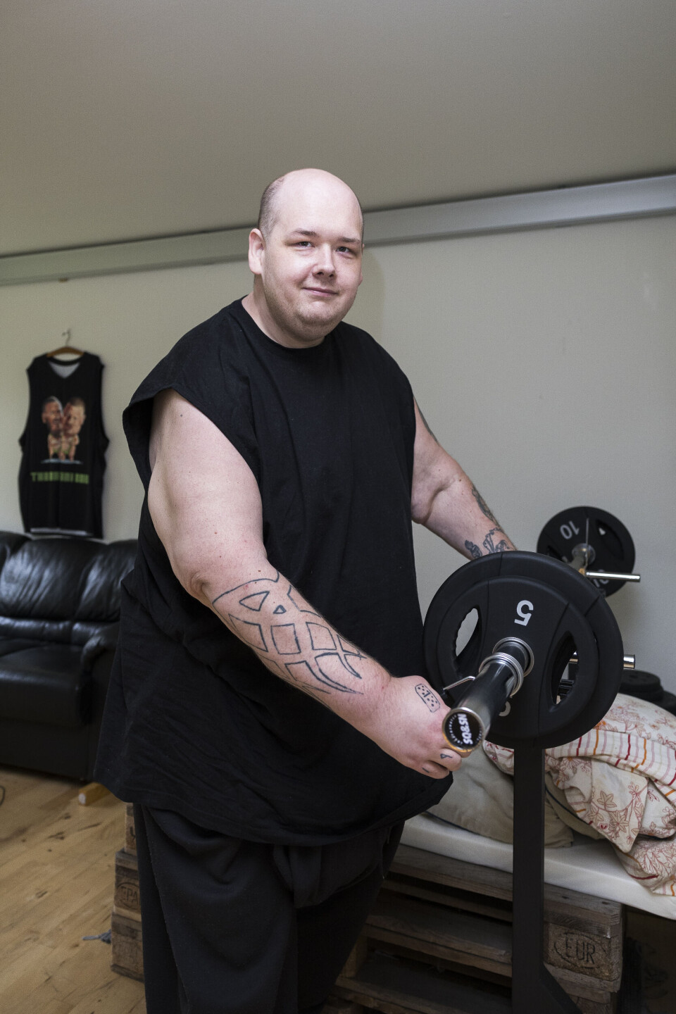 - Mit mål er at komme under 100 kg og begynde noget seriøs styrketræning. Måske jeg kan blive en stor hakket makker.