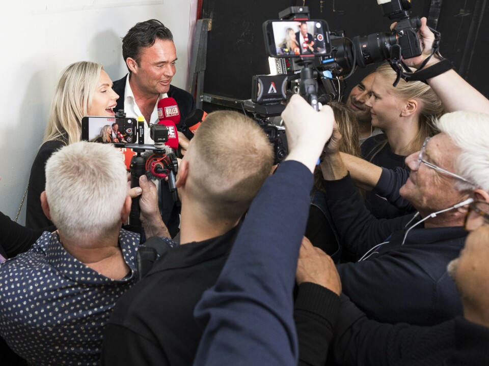 Janni Ree og Jeppe R. Stokholm til "Vild med dans" fredag den 27. september 2024.
