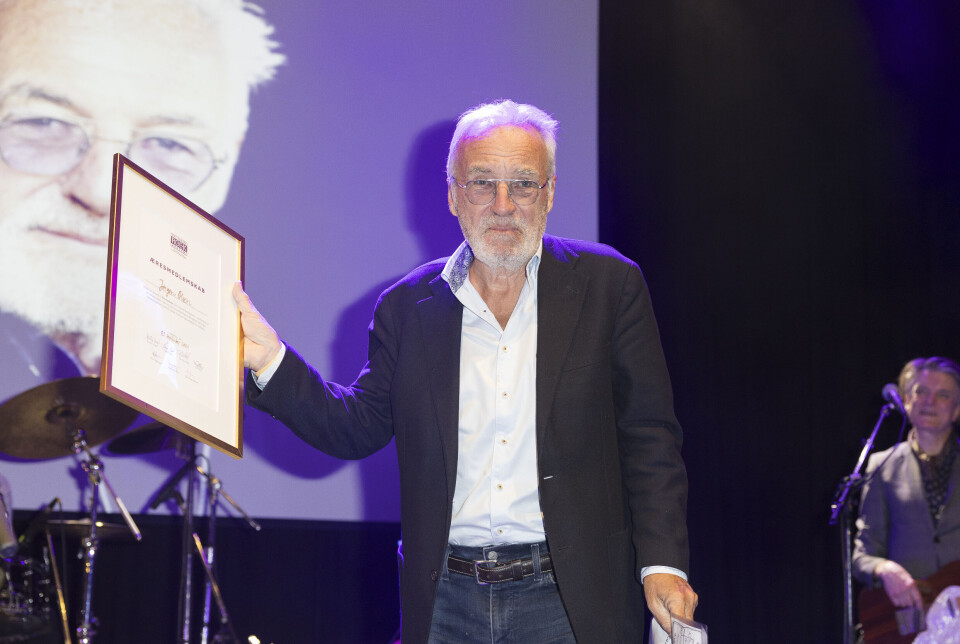 Jørgen Olsen, 74, kvitterede for sin udnævnelse med en forrygende udgave af The Whos ”The kids are alright”.