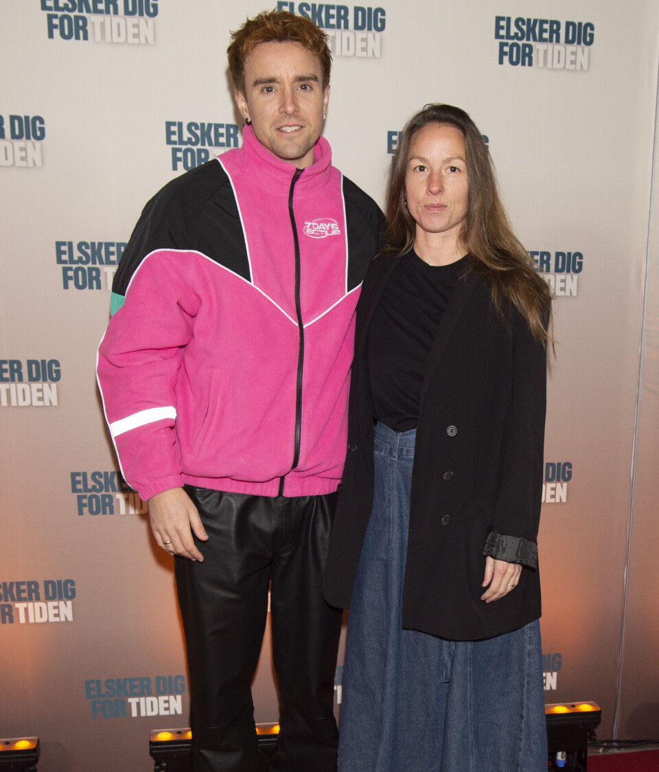 Premiere på 'Elsker dig for tiden', Martin Johannes Larsen og Sara-Lisa Schuster-Rossel
