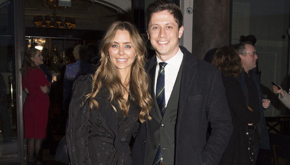 Rasmus Staghøj med konen Katrine Hughes.