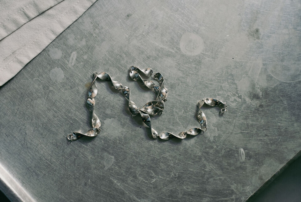 Simple silver necklace, 5.200 kr.