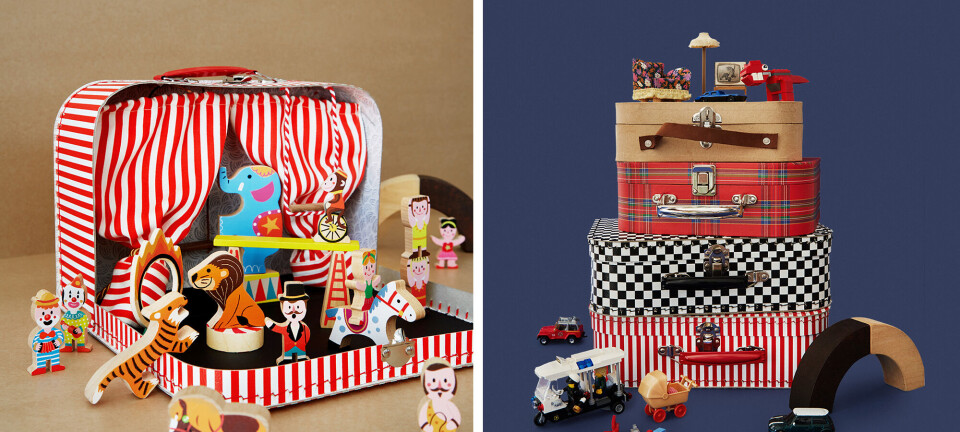 Skal dit barn underholdes på farten? Sådan laver du en sjov legekuffert