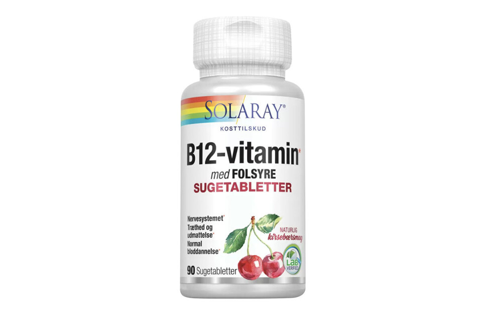 B12-vitamin, Solaray, 160 kr.