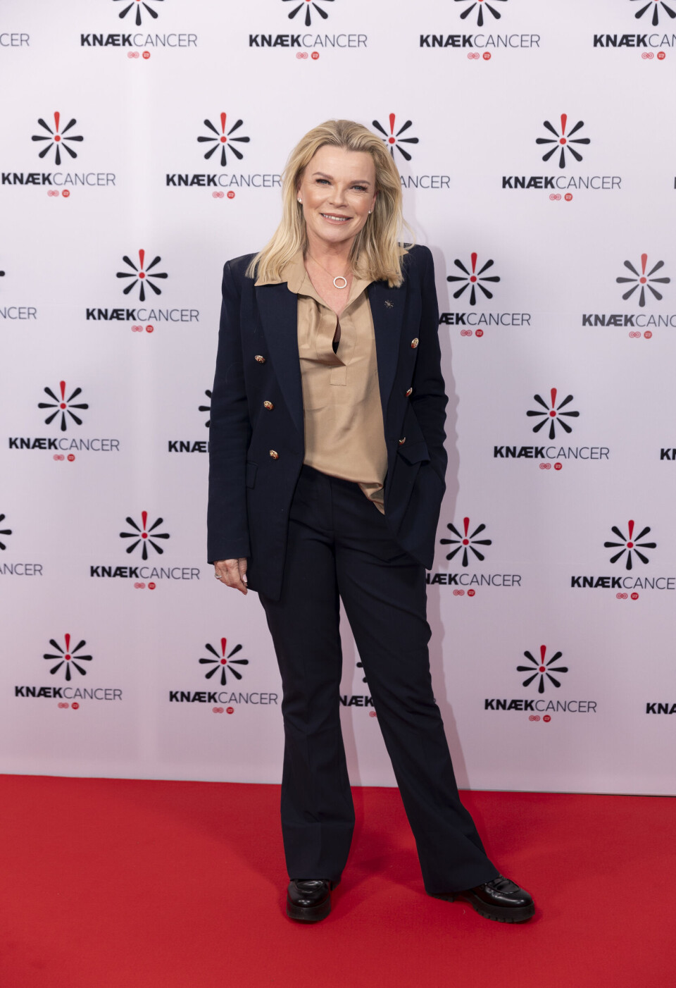 Katerina Pitzner ved 'Knæk Cancer' i Royal Stage i Hillerød lørdag den 26. oktober 2024.