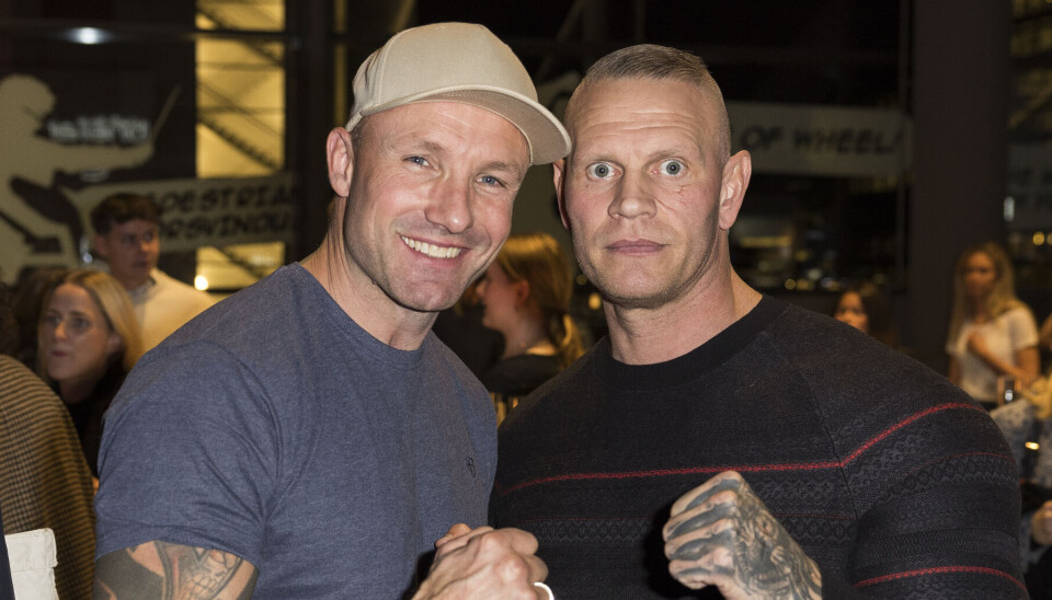 Billede 1 - Mikkel Kessler og barndomsvennen Steffen Andersen.