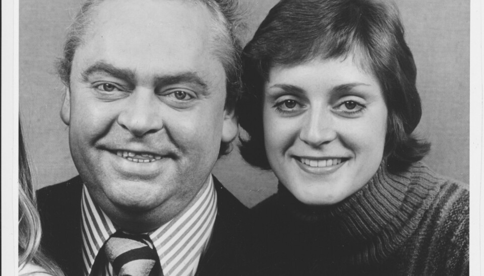 Dorte og Dirch sammen i 1976.