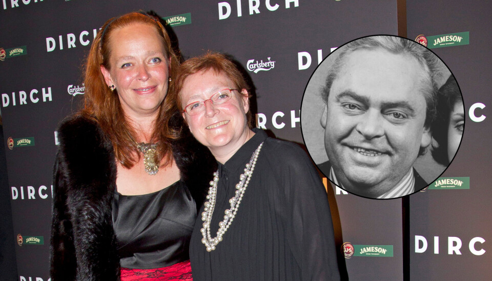 Dirch Passers døtre, Dorte og Josefine.
