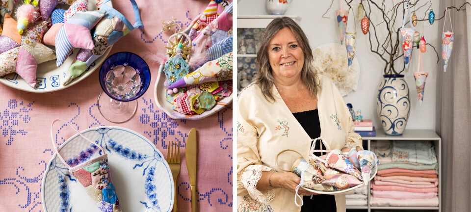 Gitte forvandler herreskjorter til kræmmerhuse: ”Jeg fik lyst til at lave noget, jeg ikke har set før.”