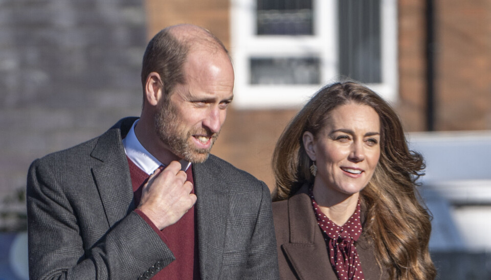 Prins William og prinsesse Kate ankommer til et privatbesøg i Southport lørdag 10. oktober.