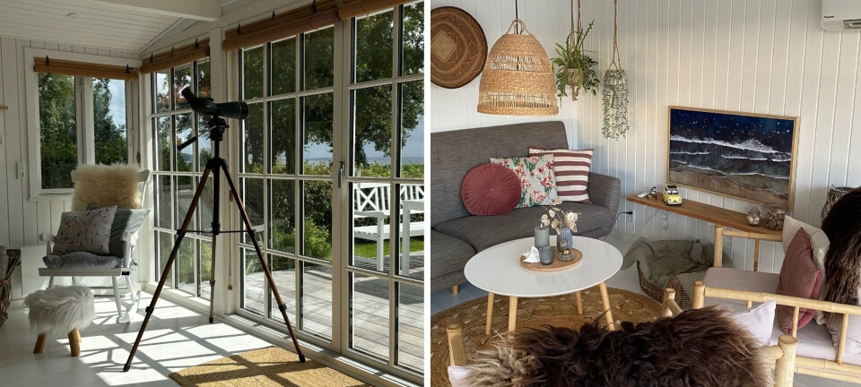 Rolige farver og lysindfald er vigtigt for Mette: ”Jeg vil opnå en stemning af balance og fred”