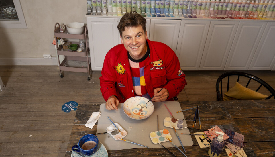 Forfatter og kunstner Rasmus 'Lakserytteren' Kolbe.