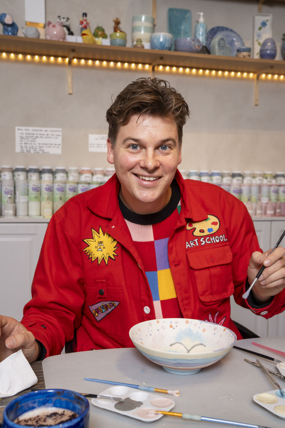 Forfatter og kunstner Rasmus 'Lakserytteren' Kolbe.