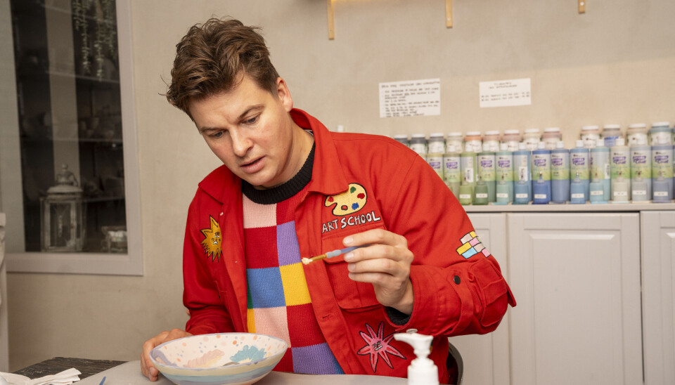 Forfatter og kunstner Rasmus 'Lakserytteren' Kolbe.