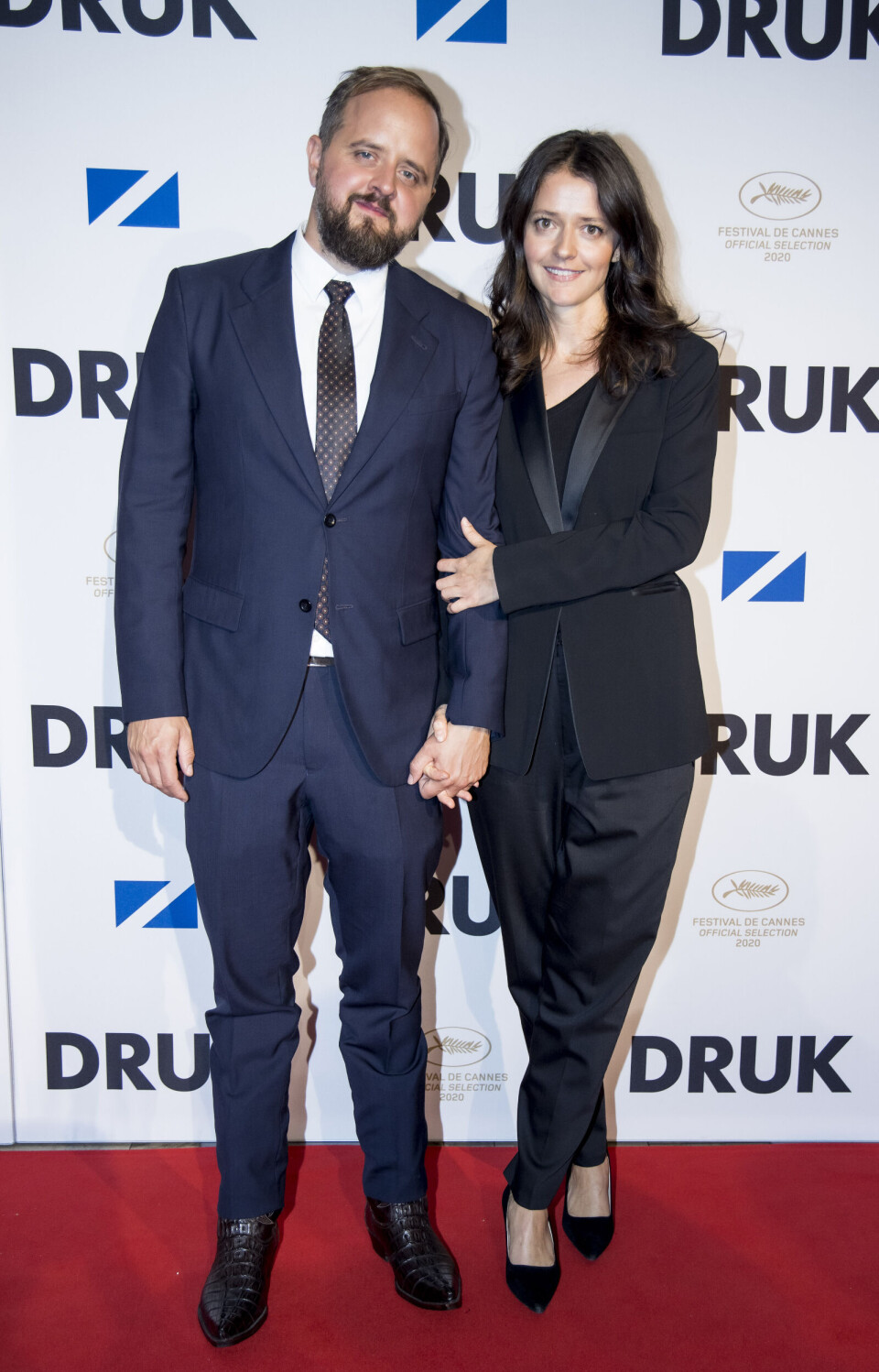 Magnus Millang og Nana Fagerholt til premiere på 'Druk', Imperial, 2020.