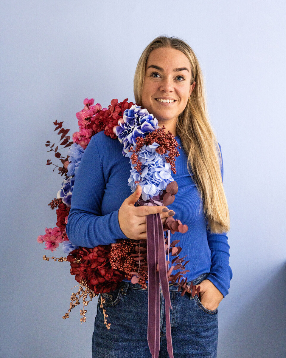 Anne-Katrine Fuglsang Holm er florist hos Holly Flower Studio.