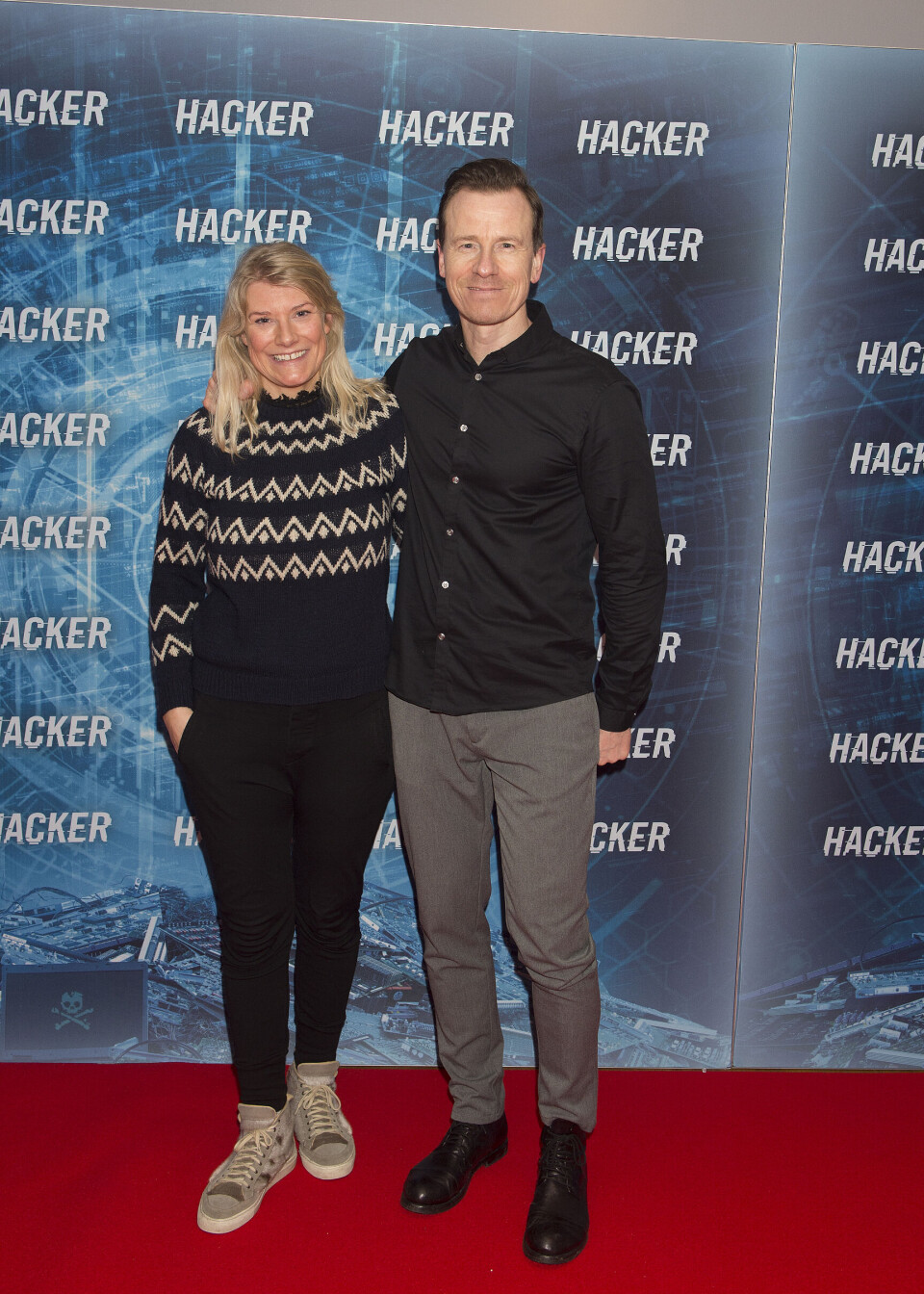 Markus Grigo med kæresten Susanne til premiere på filmen 'Hacker'.