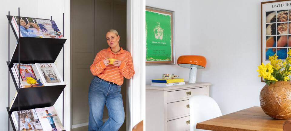 I Stines hjem er dansk design blandet med gamle loppefund: ”Jeg elsker kontrasterne”