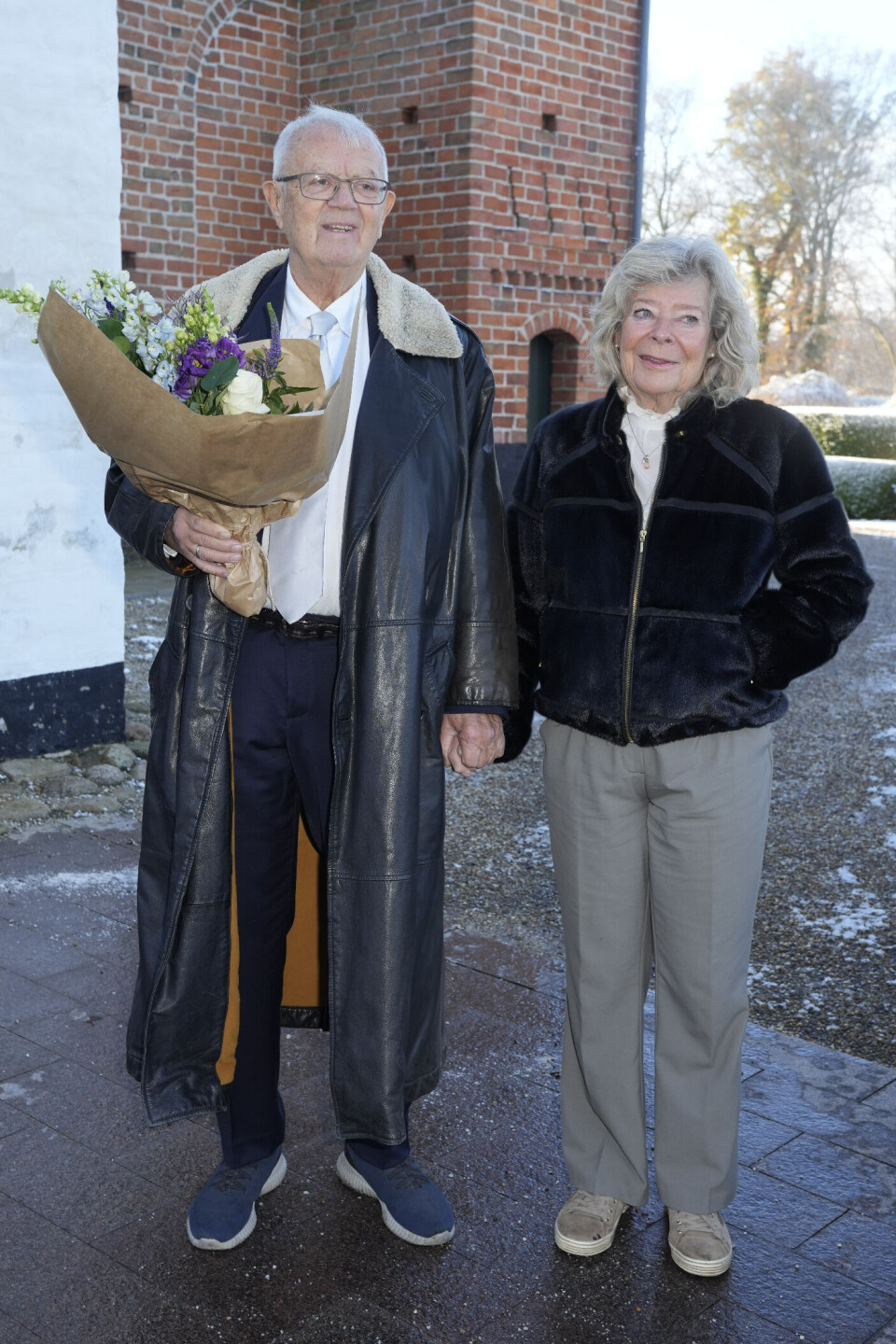 Skuespilleren Per Pallesen sammen med sin hustru, Vivian Dencker.