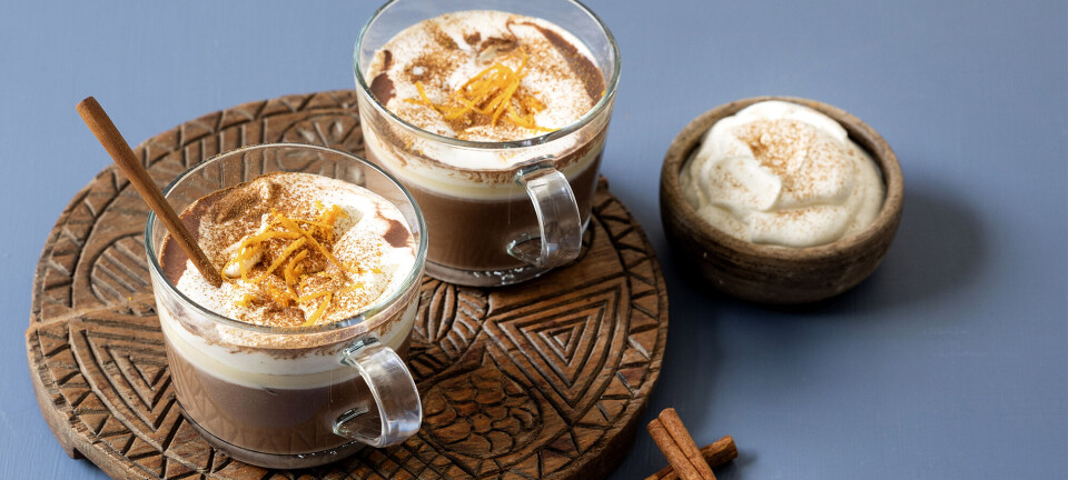 Krydret varm chokolade