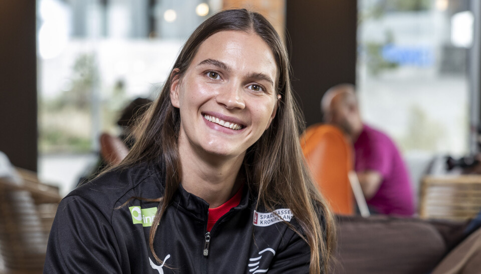 Kvindelandsholdet i håndbold. Helena Elver Hagesø