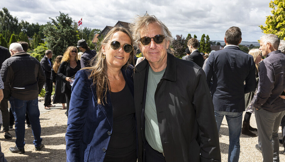 Anne og sin afdøde mand Jens Folmer