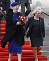 I rollen som formand for Folketinget i selskab med Dronning Margrethe ved fejring af 500-året for reformationen i 2017