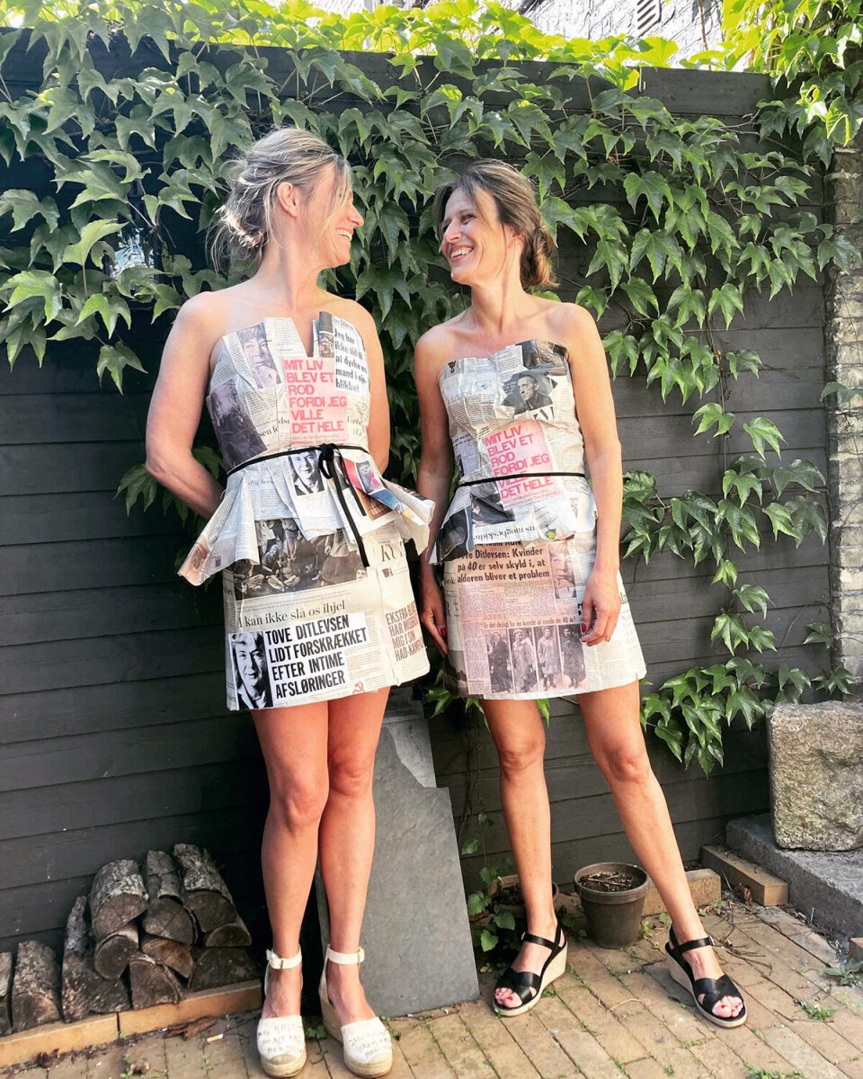 Billede fra Instagram af Nynne Oldenburg og Frederikke Lett.