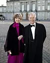 Bente Scavenius og Joen Bille til Prinsesse Benediktes 80-års-fødselsdag tidligere i år