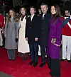 Kong Frederik, dronning Mary, prinsesse Isabella, prinsesse Josephine og prins Vincent til repremiere på 'Nøddeknækkeren' i Tivolis Koncertsal lørdag den 30. november 2024.