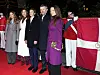 Kong Frederik, dronning Mary, prinsesse Isabella, prinsesse Josephine og prins Vincent til repremiere på 'Nøddeknækkeren' i Tivolis Koncertsal lørdag den 30. november 2024.