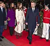 Kong Frederik, dronning Mary, prinsesse Isabella, prinsesse Josephine og prins Vincent til repremiere på 'Nøddeknækkeren' i Tivolis Koncertsal lørdag den 30. november 2024.