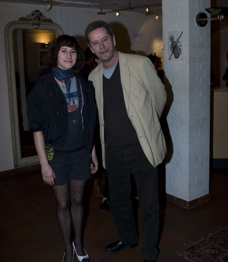 Søren Spanning med datteren Rosalinde Mynster tilbage i 2007.