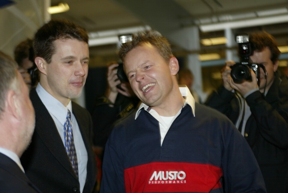 I 2002 var Bubber til bådudstilling sammen med kronprins Frederik.