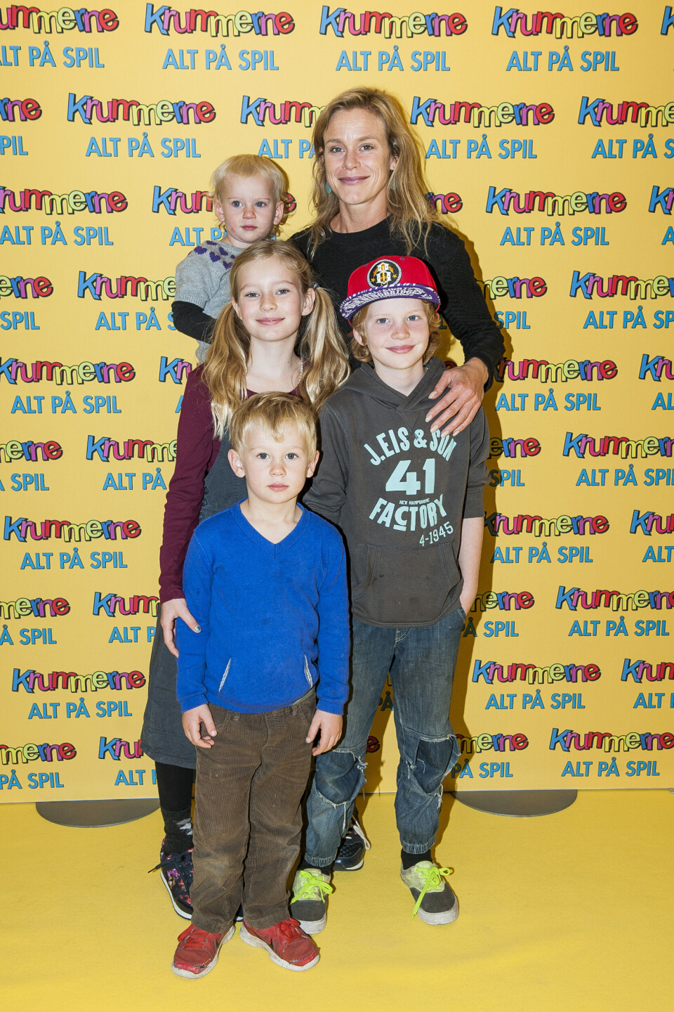 Line Kruse, Ingeborg Sofie, Karen Marie, Carl Alfred og Peter Valdemar.