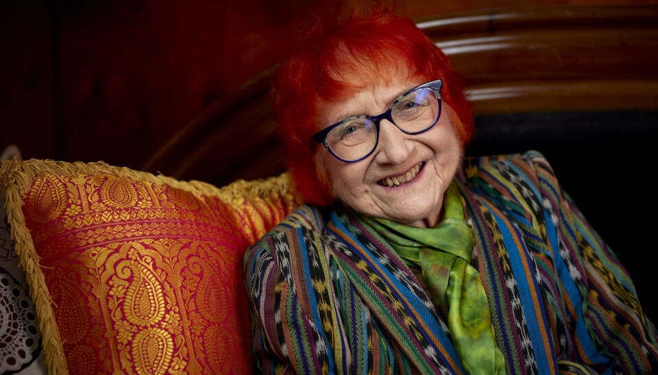 Jytte Abildstrøm på teatret Riddersalen på Frederiksberg.