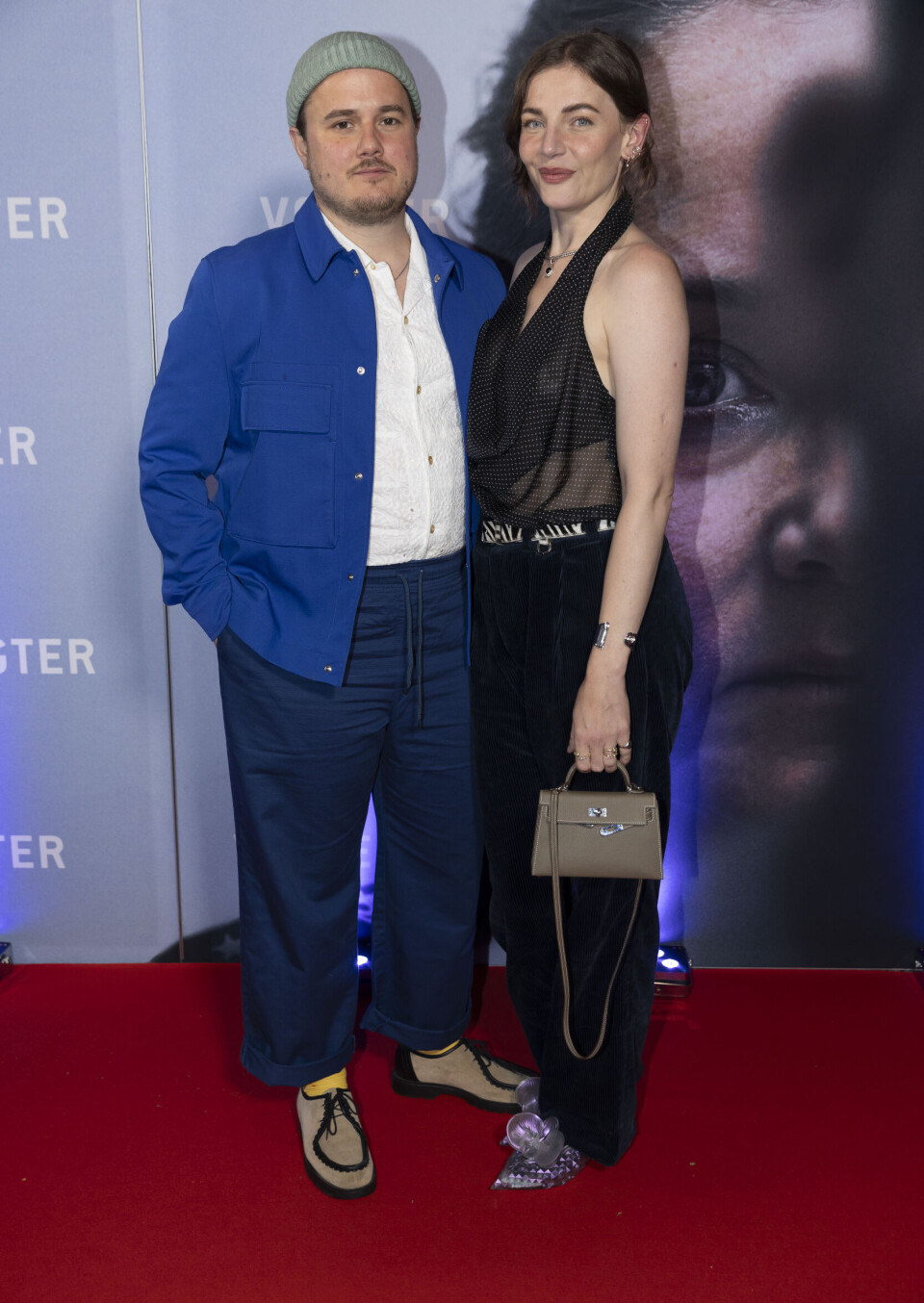 Benjamin Katzmann Hasselflug og Molly Egelind til gallapremiere på 'Vogter', Empire Biograf