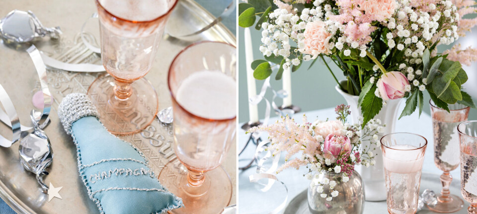 Dæk op til en festlig nytårsaften med blomster i fokus