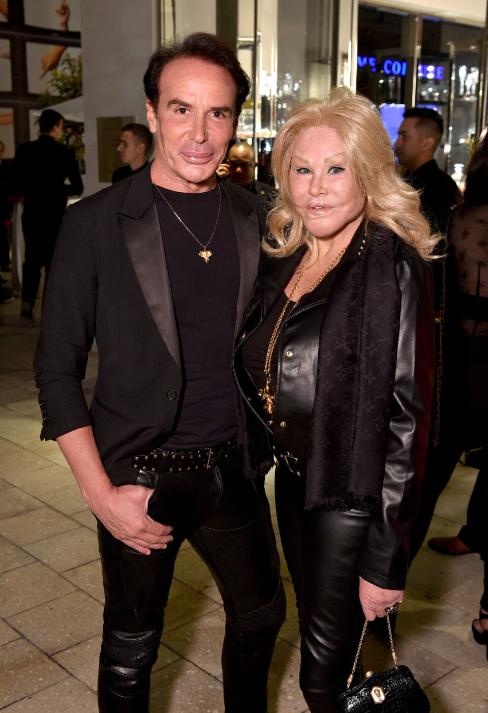 Lloyd Klein og Jocelyn Wildenstein i Miami den 3. december 2019.