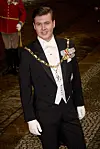 Kronprins Christian til nytårskur i Christian 7.s Palæ på Amalienborg onsdag den 1. janaur 2025.