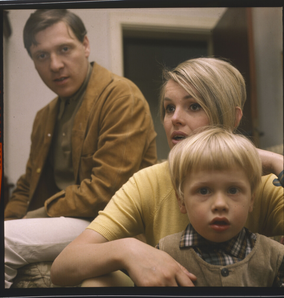 Omkring 1967: I sit andet ægteskab, som var med Dario Campeotto og varede fra 1963 til 1969, fik Ghita sønnen Giacomo. Han fyldte 60 år i september. Den lille familien boede i flere år i Italien.