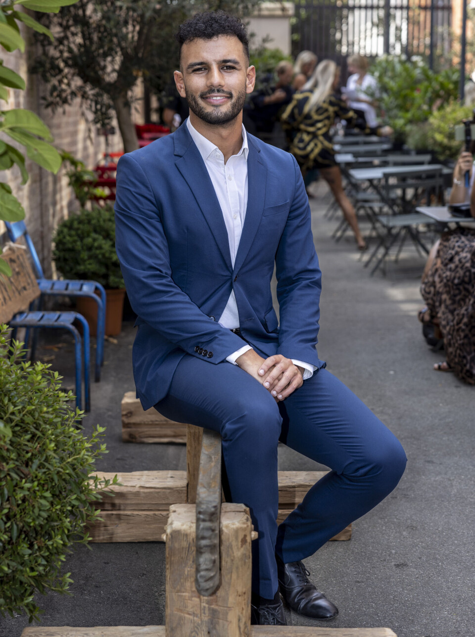 Ali Jahouh til pressemøde på 'Robinson Ekspeditionen' 2024