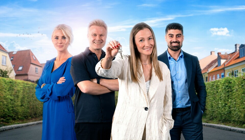 Camilla og Dilsad Sahin er de to nye værter, der sammen med Christian Borregaard og Sara Lygum udgør værtskvartetten i ”Beliggenhed, beliggenhed, beliggenhed”.