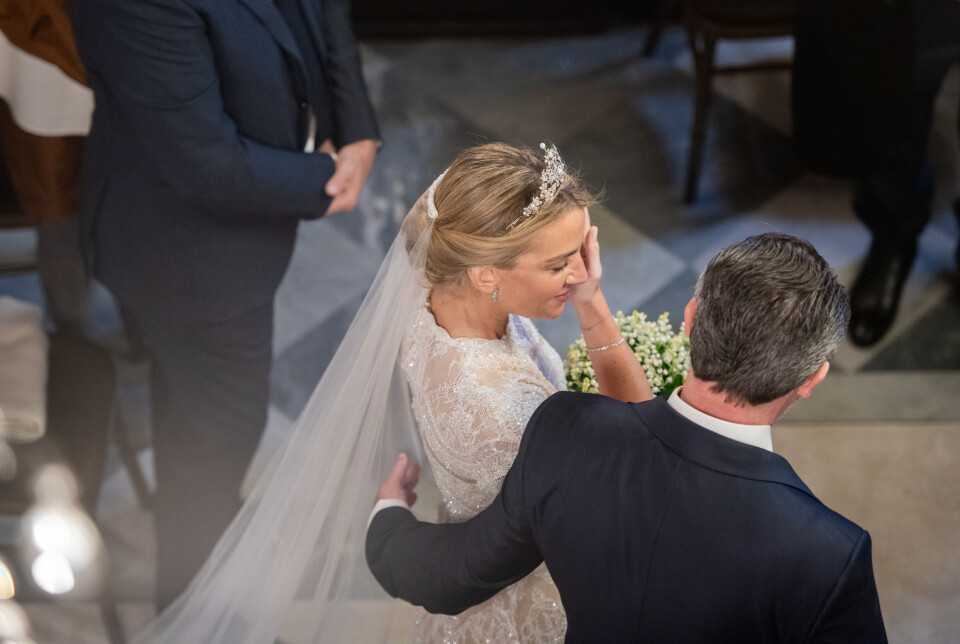 Prins Nikolaos og Chrysi Vardinogiannis bryllup i Athen fredag den 7. februar 2025.