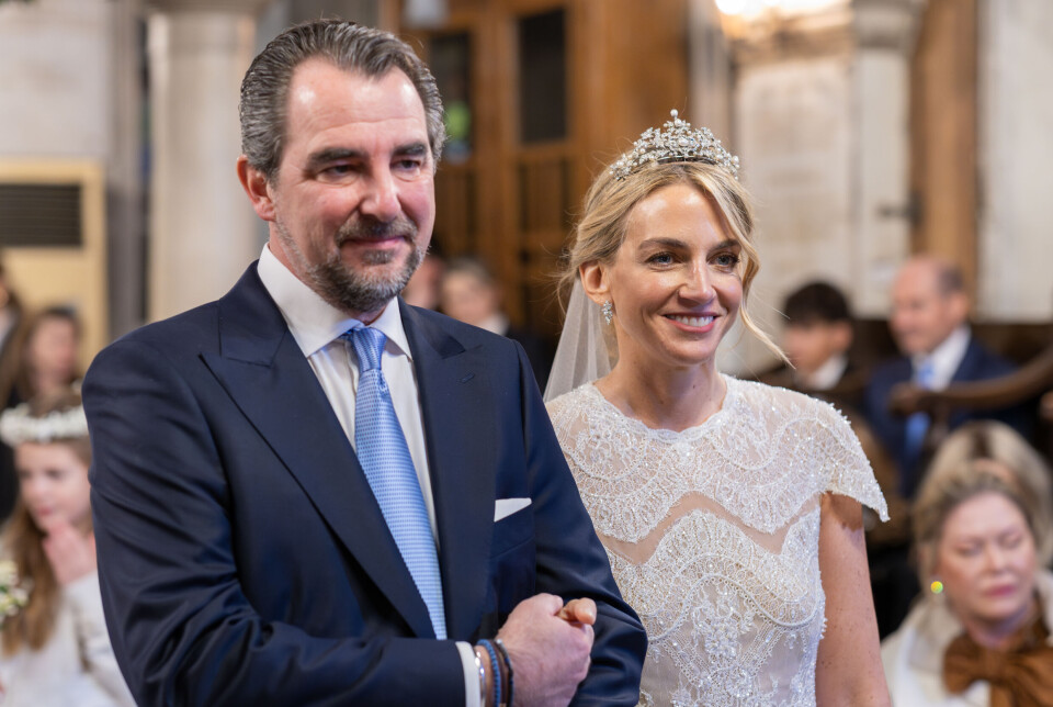 Prins Nikolaos og Chrysi Vardinogiannis bryllup i Athen fredag den 7. februar 2025.