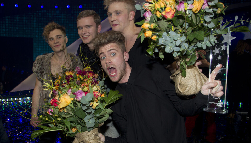 A Friend in London vinder Dansk Melodi Grand Prix 2011 i Ballerup Superarena med 'A New Tomorrow'