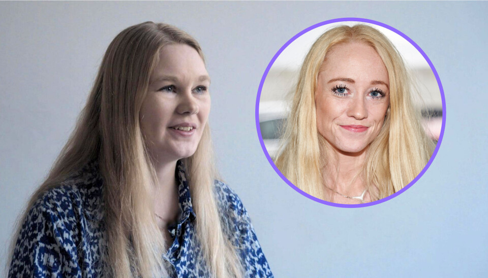 Trine 'Blondie' Torp Steffensen og Kia Sødergreen. Kia er lige nu aktuel i DR-programmet 'Indefra med Anders Agger'.